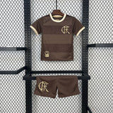 Kit Infantil  Flamengo Identidade - Marrom