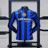 Camisa Inter de Milão 2024/25 Home - Manga Longa