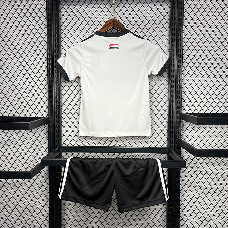 Kit Infantil Manchester United 24/25 - Branco e Vermelho